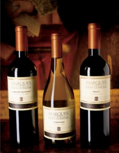 Na linha Marques de Casa Concha os vinhos tem o tradicional perfil chileno e por isso são confiáveis, porque apresentam correta relação preço-qualidade