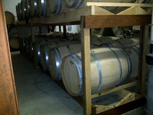 Barricas de carvalho francês para amadurecimento dos vinhos