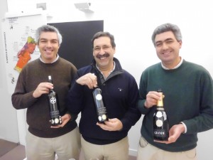 Nuno Lopes, Francisco Pimenta e Antonio Lopes, da Herdade Comenda Grande