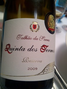 Aqui temos o melhor vinho da degustação - um delicioso e frutado vinho da variedade autóctone Rufete