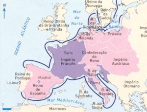 A expansão napoleônica e a tentativa de embargo a Inglaterra