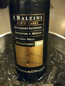 O I Balzini revelou-se um grande vinho na taça, provado graças à generosidade do leitor Mauri Pelloso! 