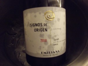 Signos de Origen Pinot Noir - um dos melhores provados durante a viagem!