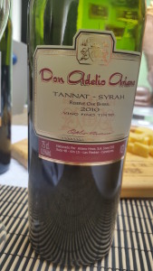 Surpreendente Tannat-Syrah da safra 2010 - o vinho está num ótimo momento de sua evolução para ser provado