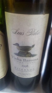 Vinha Barrosa produzido por Luis Pato ficou num honroso segundo lugar, porque desta vez quem ganhou foi um vinho do Novo Mundo......