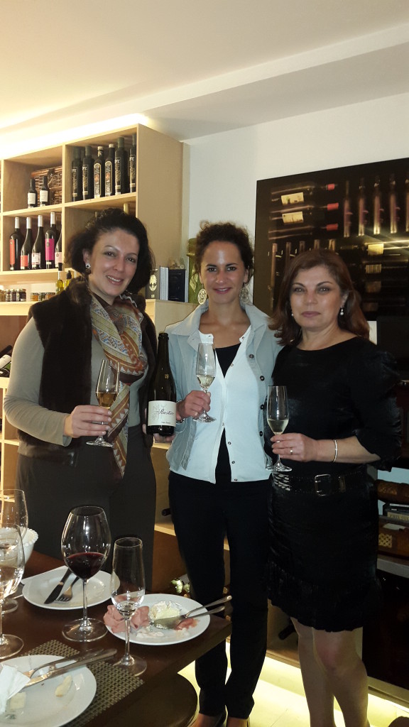 Eliana Araújo, Silvia Franco e Ana de Andrade na Wine Soul