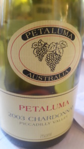Petaluma Chardonnay 2003 - em forma!