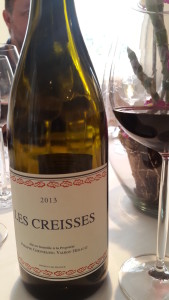 Les Creisses "Vin de Pays DOC" 2013, blend de Syrah e Grenache com 10% de Cabernet Sauvignon 