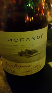 Na primeira colocação o vinho deste redator: Morandé Gran Reserva 2009. Pode ser encontrado na Grand Cru por R$ 145